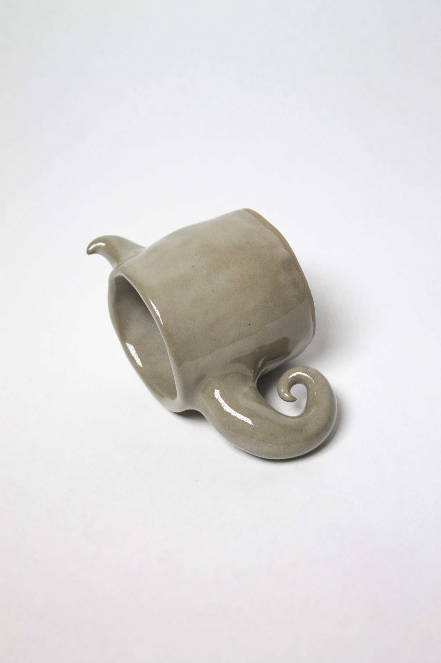 Green spiky mug-Cléo SJölander-APOC STORE
