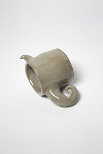 Green spiky mug-Cléo SJölander-APOC STORE