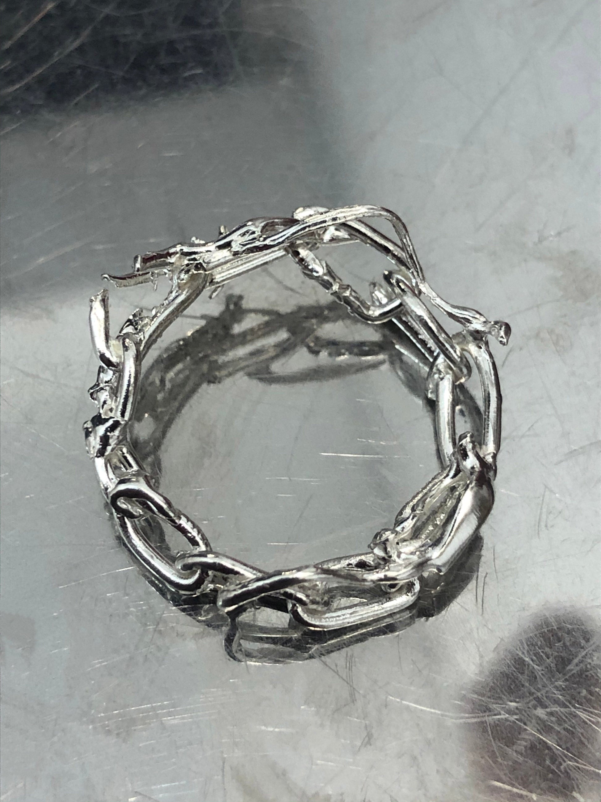 Skinny Chain Ring-Colombe d’Humieres-APOC STORE