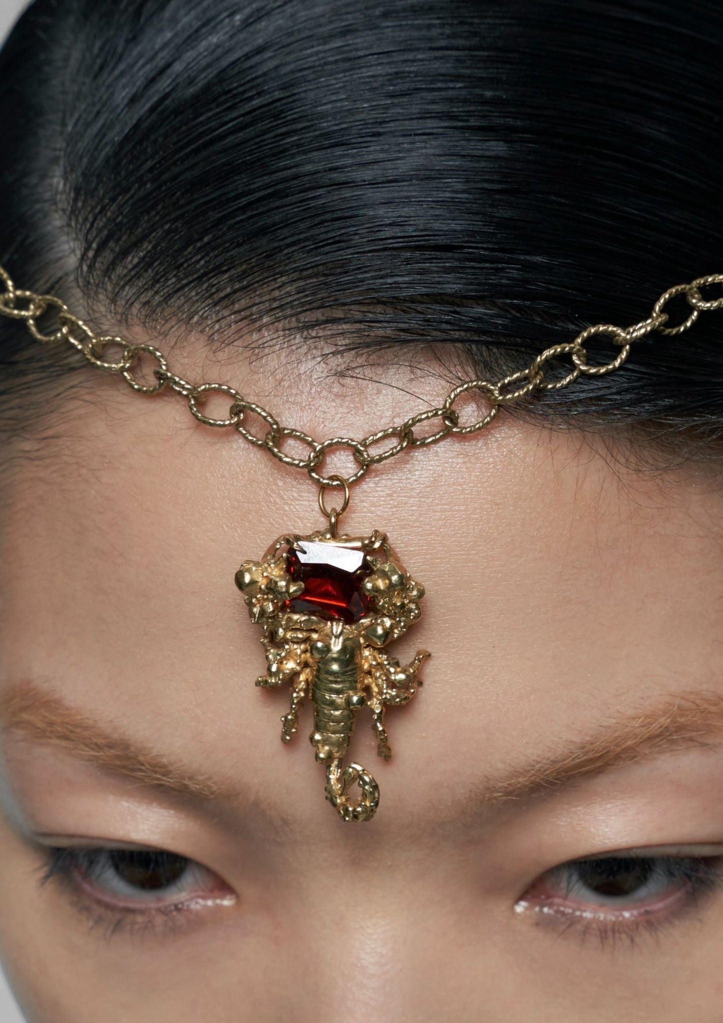 Gem Stone Scorpion Necklace-Ancient Future-APOC STORE