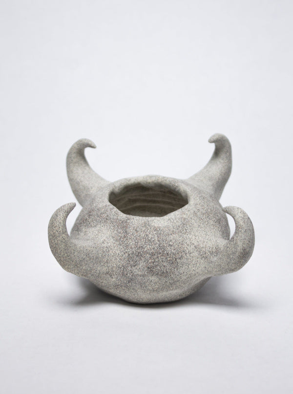 Four horns grey vessel-Cléo SJölander-APOC STORE