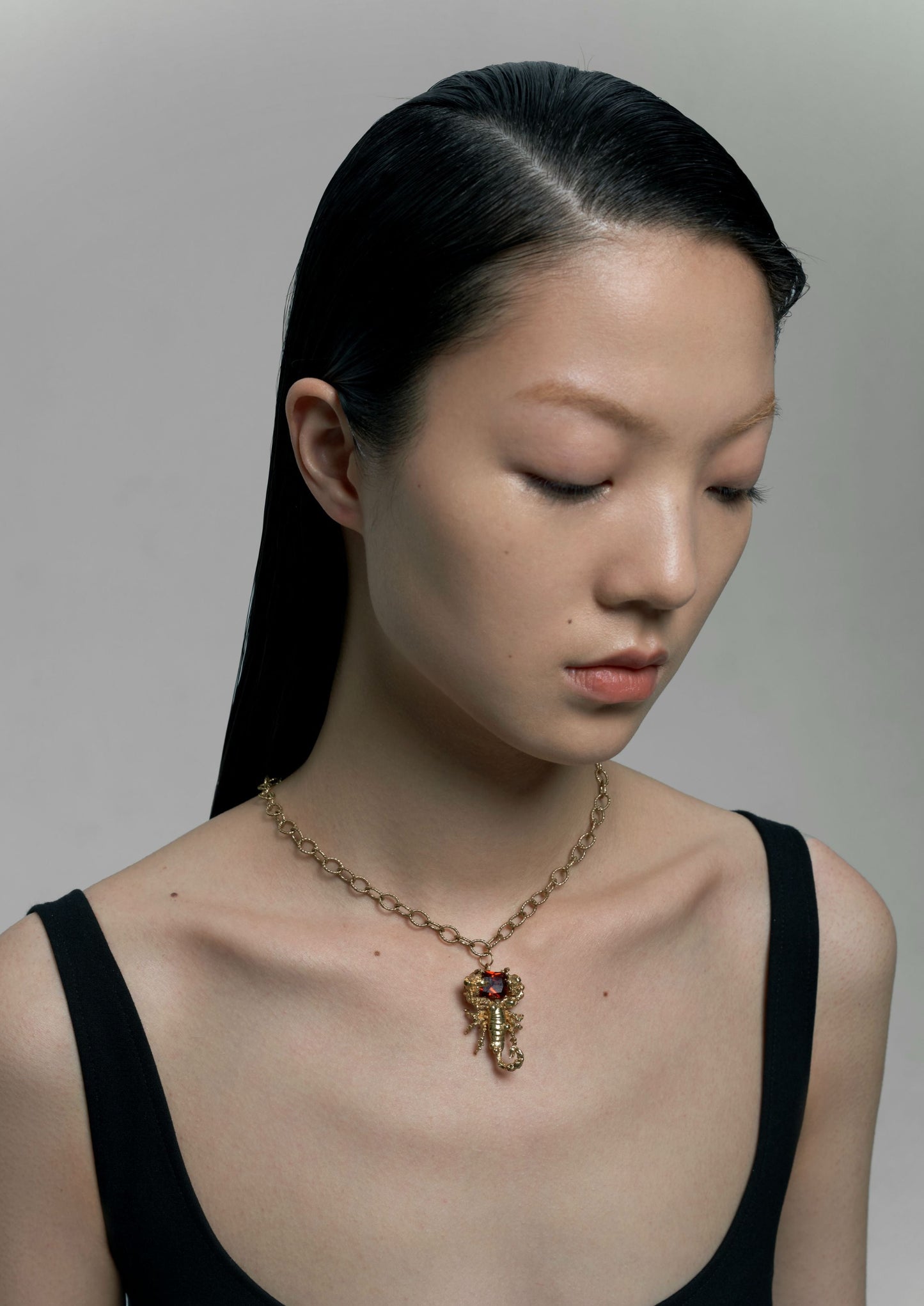 Gem Stone Scorpion Necklace-Ancient Future-APOC STORE