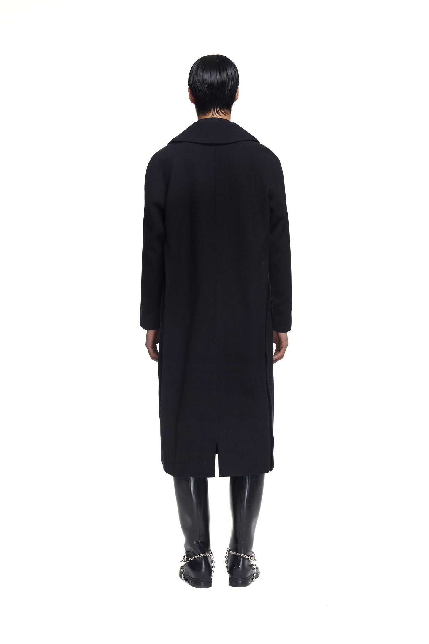Paneled Wool Coat-XIMONLEE-APOC STORE