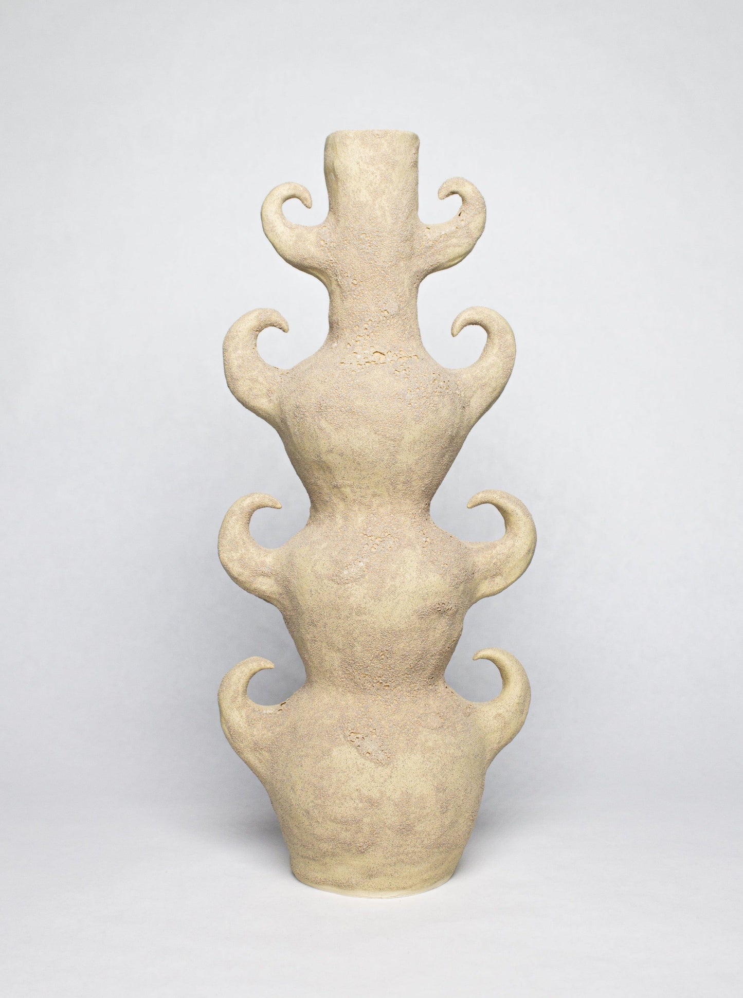 Beige vase-Cléo SJölander-APOC STORE