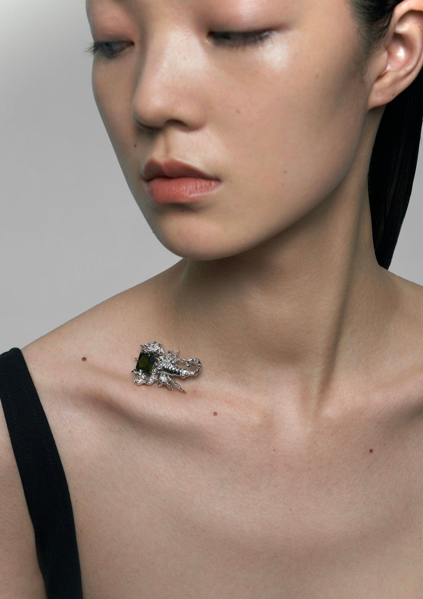 Gem Stone Scorpion Necklace-Ancient Future-APOC STORE