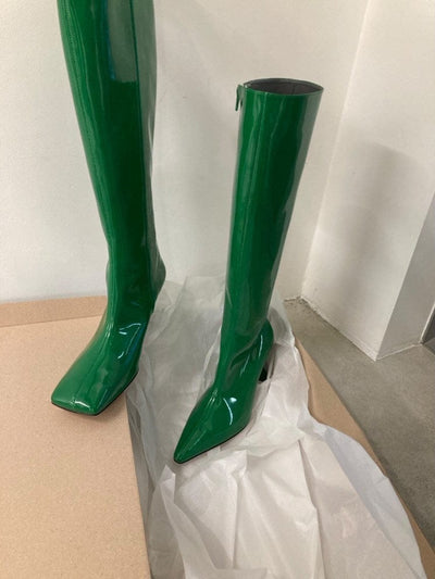 Spinach Green Tri-Square-Sun Woo-APOC STORE