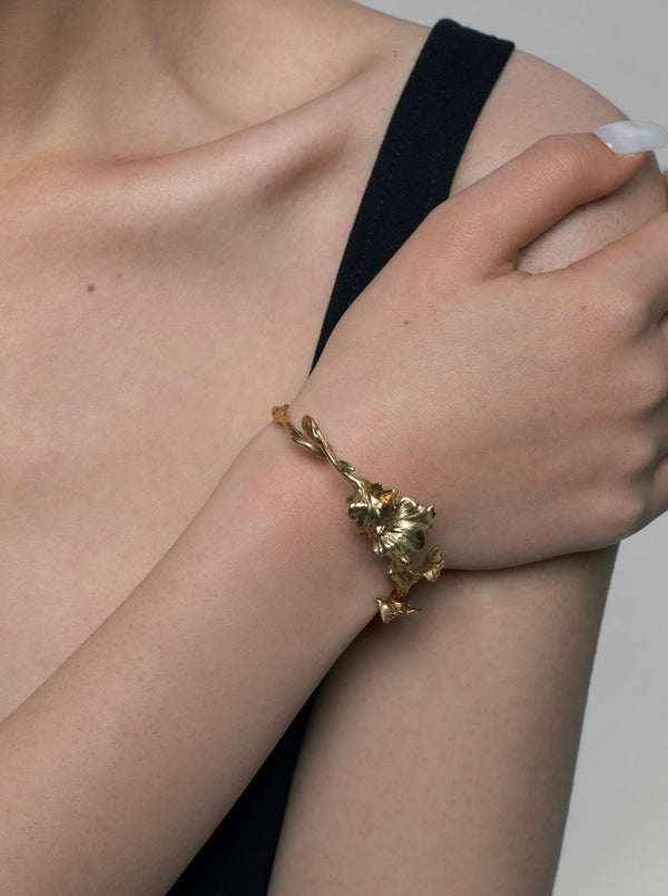 Brass Betta Fish Bracelet-Ancient Future-APOC STORE