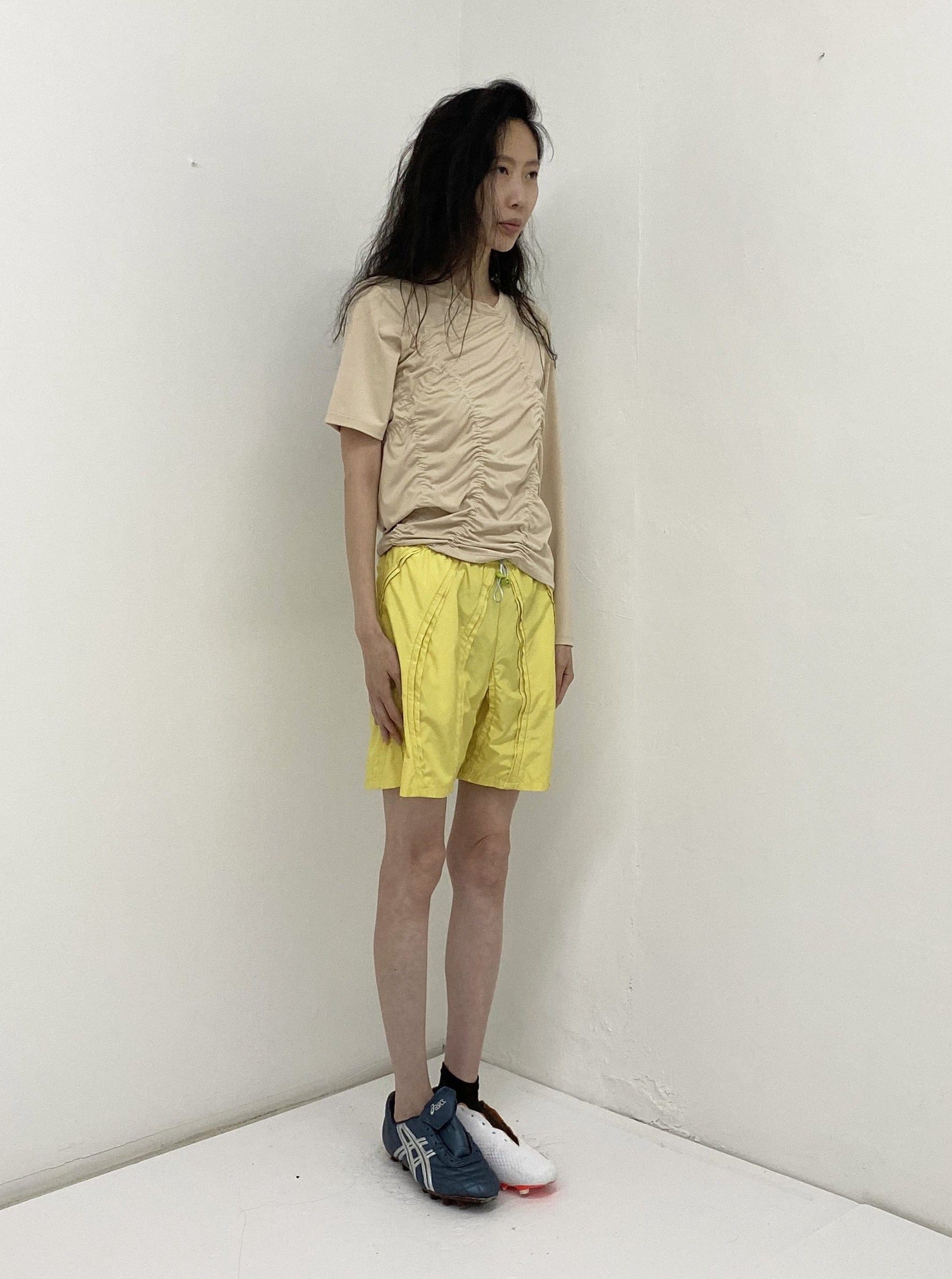 Broken Chamwoe T-Shirt Almond Brown-Sung Ju-APOC STORE