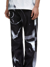 Charcoal Lizard Specimen Pants-XIMONLEE-APOC STORE