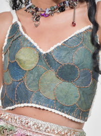 Jade Alëant Leaf Crochet Tank-VEREDAS-APOC STORE