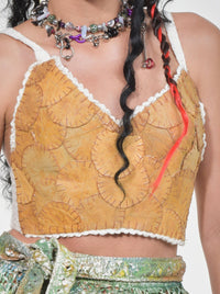 Natural Alëant Leaf Crochet Tank-VEREDAS-APOC STORE