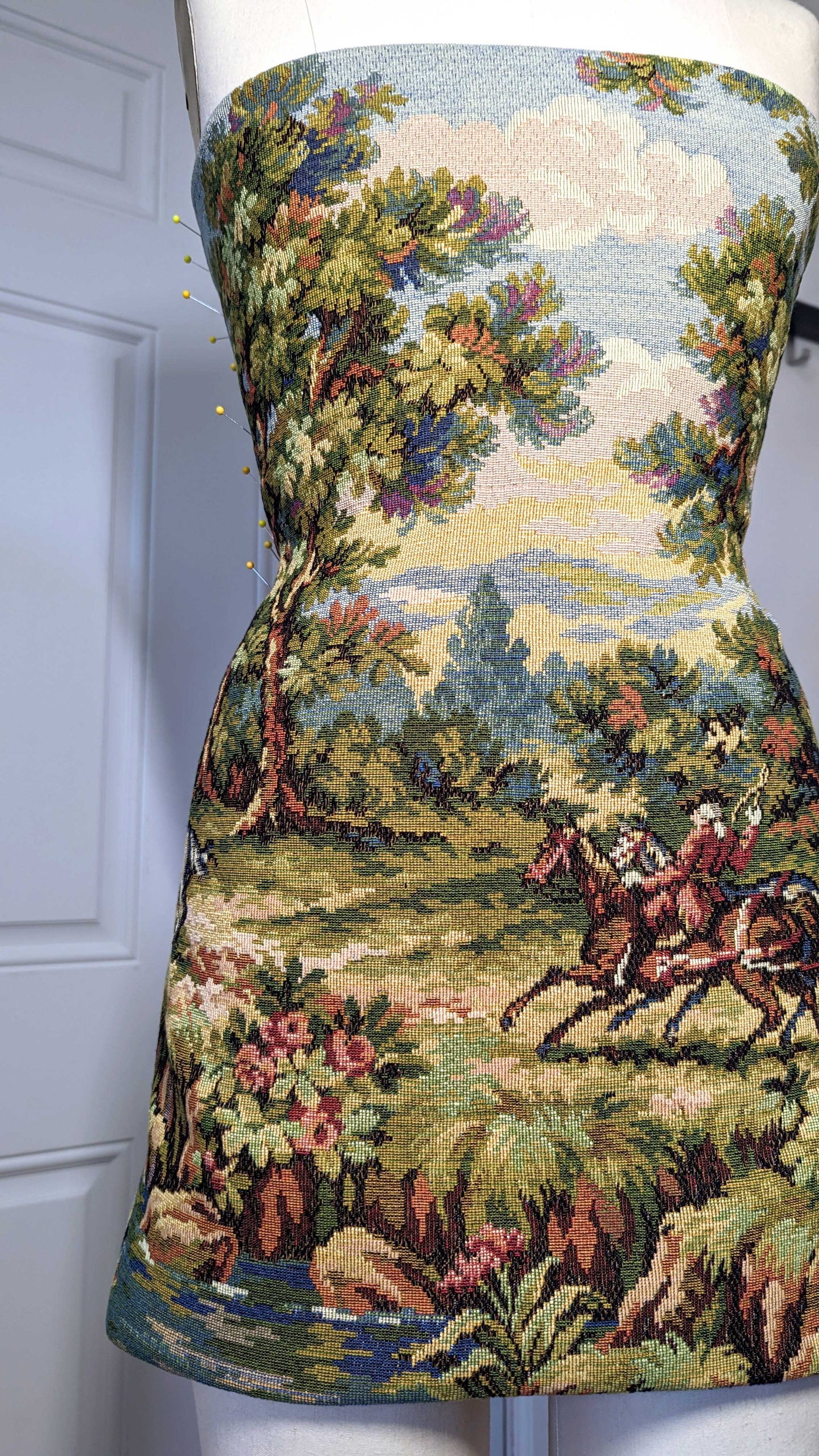 18th Century Countryside Tapestry Dress-Kristin Mallison-APOC STORE