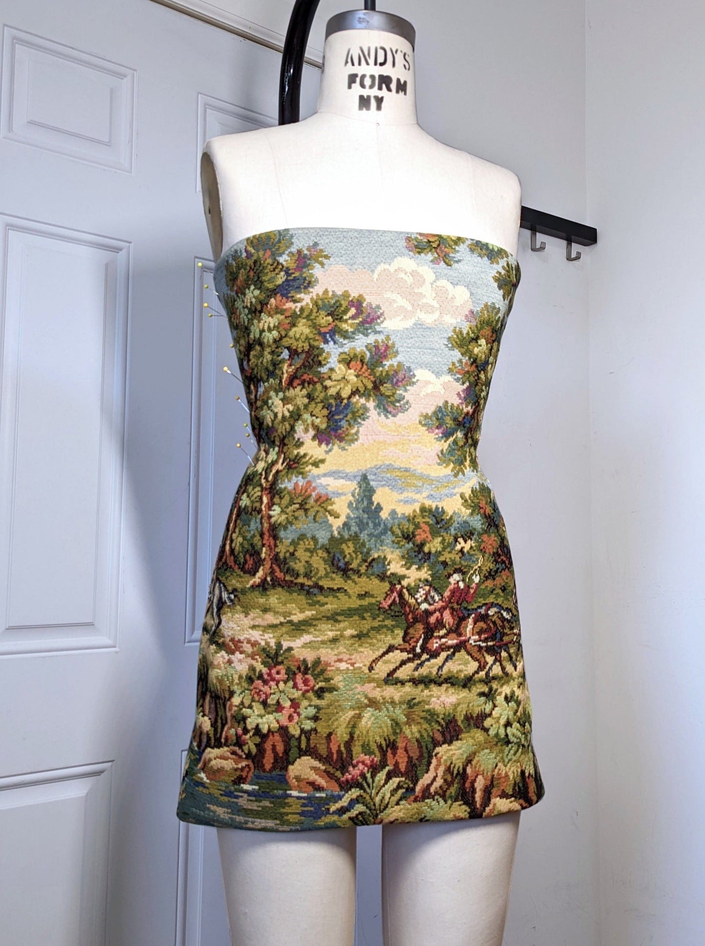 18th Century Countryside Tapestry Dress-Kristin Mallison-APOC STORE