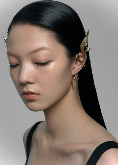 Brass Betta Ear Cuff-Ancient Future-APOC STORE