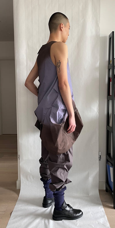 Crinkle Aura Vest Dress-SHEK LEUNG-APOC STORE