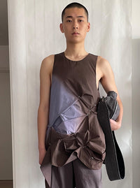 Crinkle Aura Vest Dress-SHEK LEUNG-APOC STORE