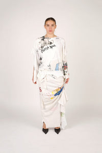 Radiation Bear Cotton Waste Dress-Puer Parasitus-APOC STORE