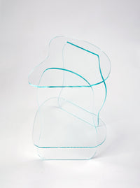 Dolmen Clear Side Table-Studio Chacha-APOC STORE