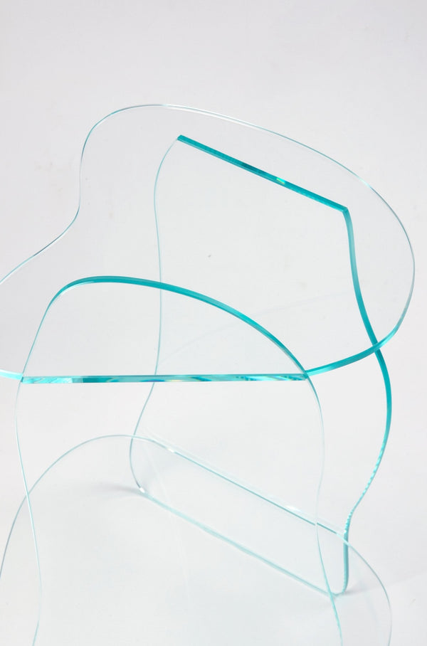 Dolmen Clear Side Table-Studio Chacha-APOC STORE