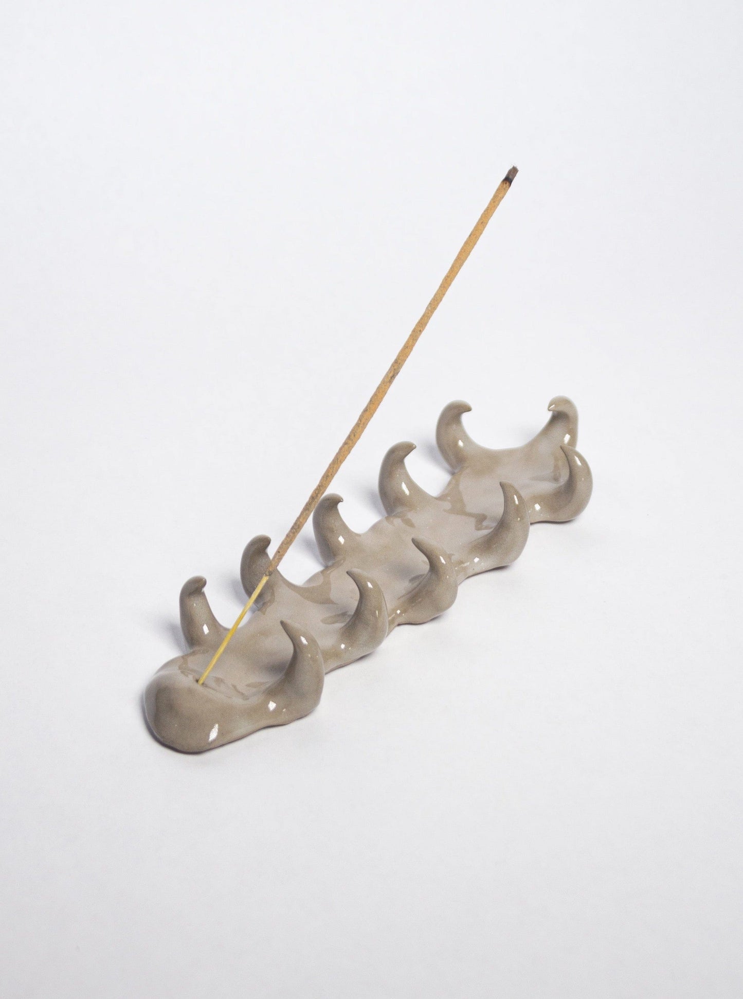 Green incense holder-Cléo SJölander-APOC STORE