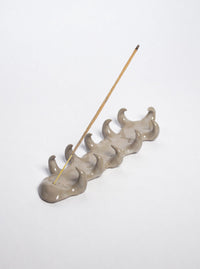 Green incense holder-Cléo SJölander-APOC STORE
