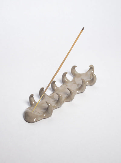 Green incense holder-Cléo SJölander-APOC STORE