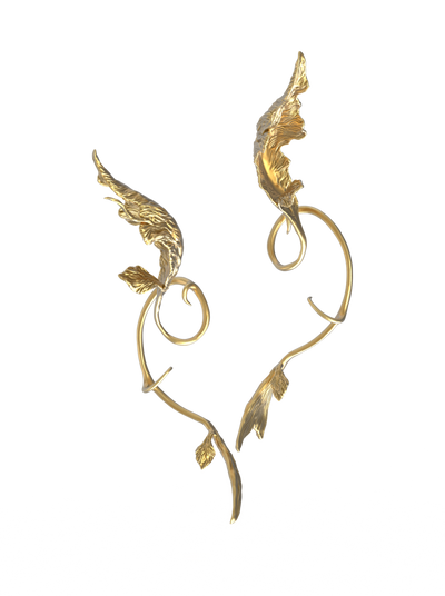Brass Betta Ear Cuff-Ancient Future-APOC STORE