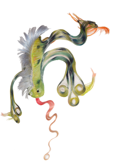 Green Frog Wig-Tomihiro Kono-APOC STORE