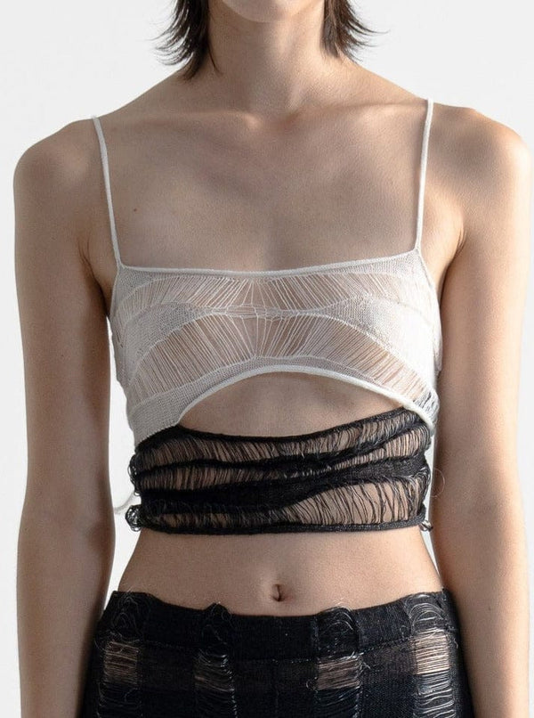 Black&White Tank Top-July Li-APOC STORE