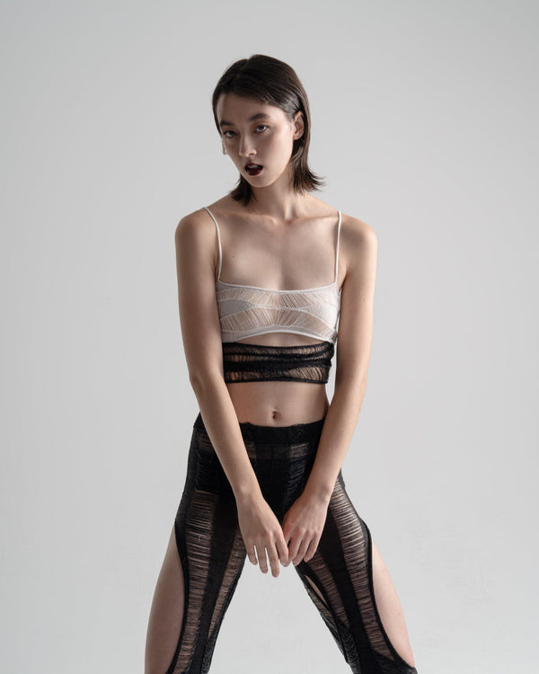 Black&White Tank Top-July Li-APOC STORE