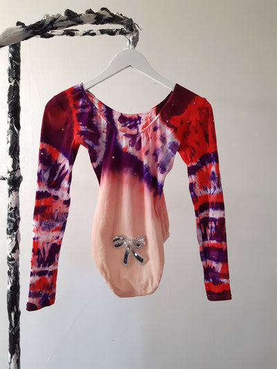 Embroidered Hand Dyed 3 Bodysuit Multicolour-Celia Calderón Asensio-APOC STORE