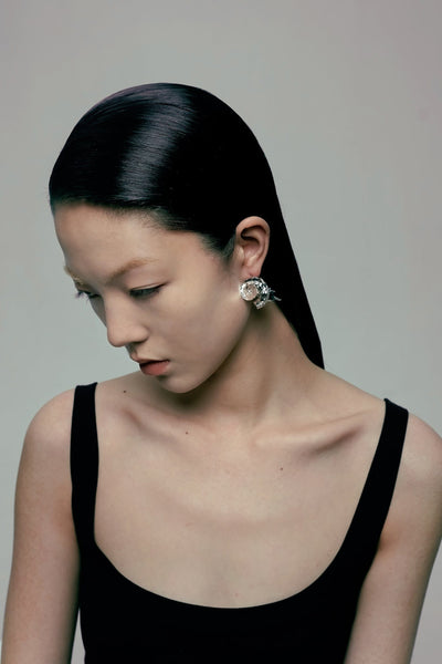 Sterling Silver Latiaxis Earrings-Ancient Future-APOC STORE