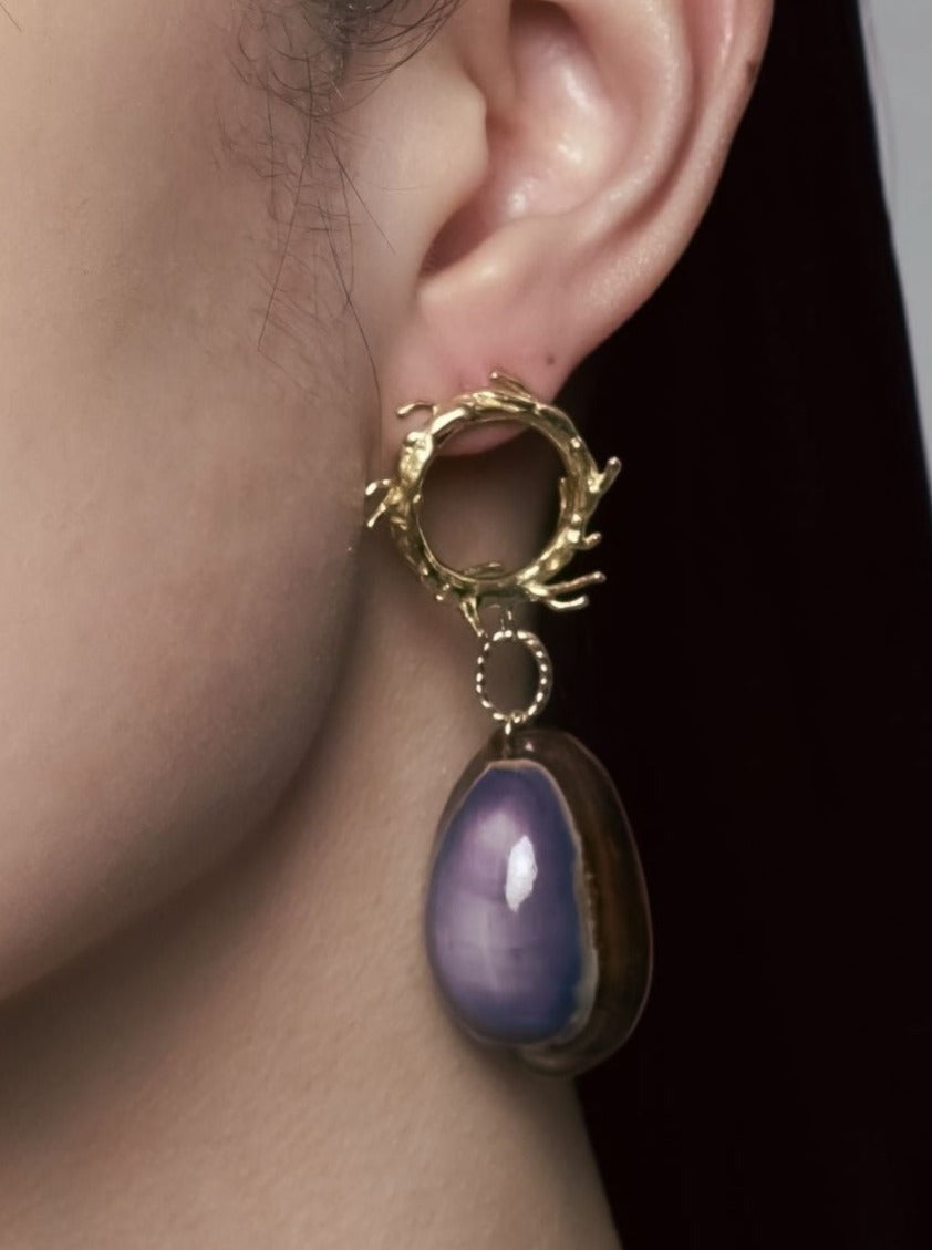 Cowry Earrings-Ancient Future-APOC STORE