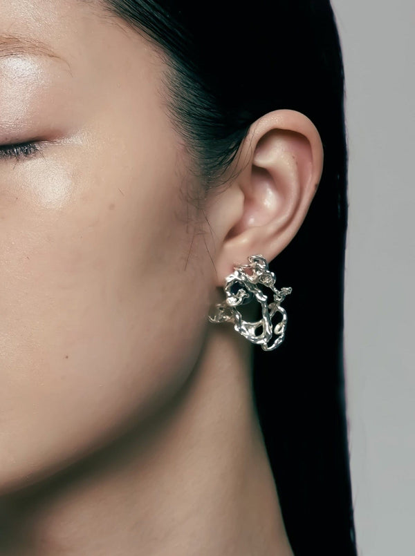 Brass Vortex Earrings-Ancient Future-APOC STORE