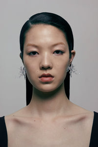 Red Coral Resin Earrings-Ancient Future-APOC STORE