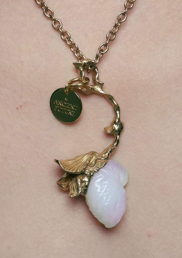 Shell Spoon Necklace-Ancient Future-APOC STORE