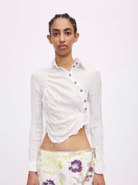 Crinkle Wrap Shirt-Luna Del Pinal-APOC STORE