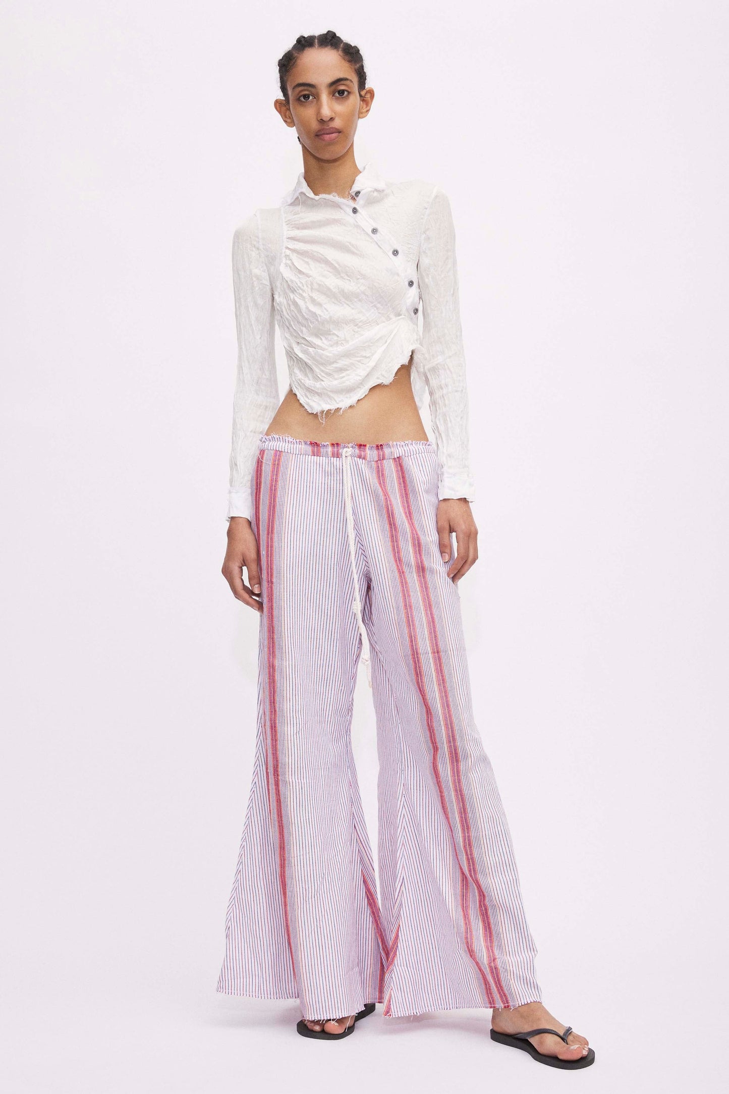 Crinkle Wrap Shirt-Luna Del Pinal-APOC STORE