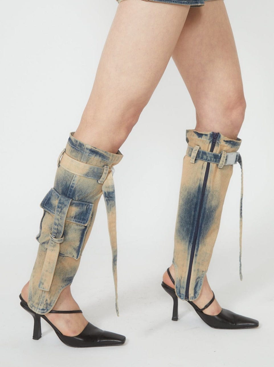 Denim Leg Pieces-Clara Colette Miramon-APOC STORE