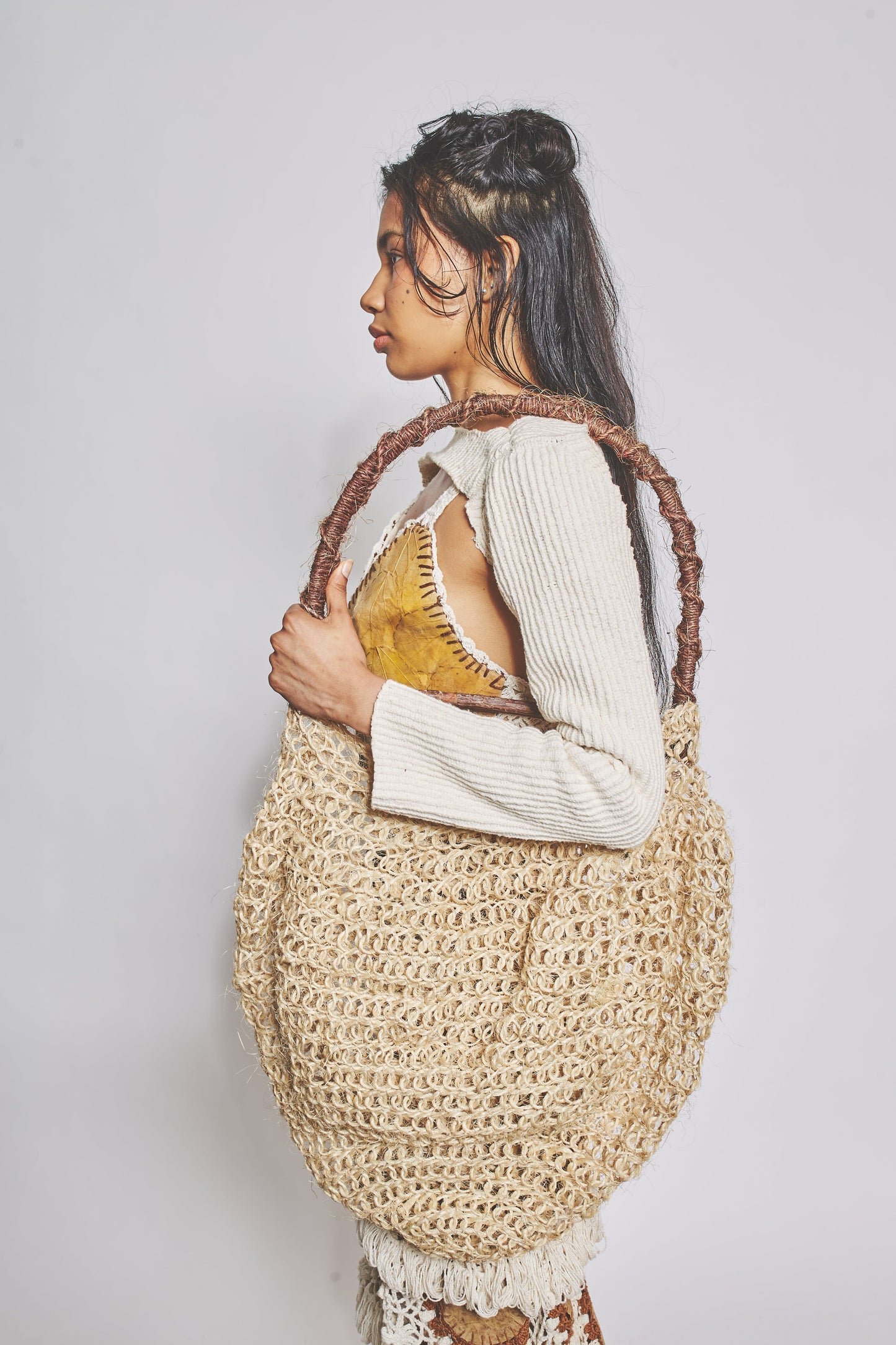 Sleeve Crochet Top-VEREDAS-APOC STORE