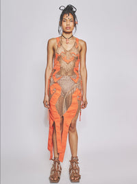 Sereia Dress Coral-VEREDAS-APOC STORE