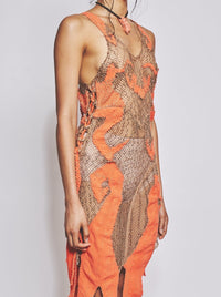 Sereia Dress Coral-VEREDAS-APOC STORE