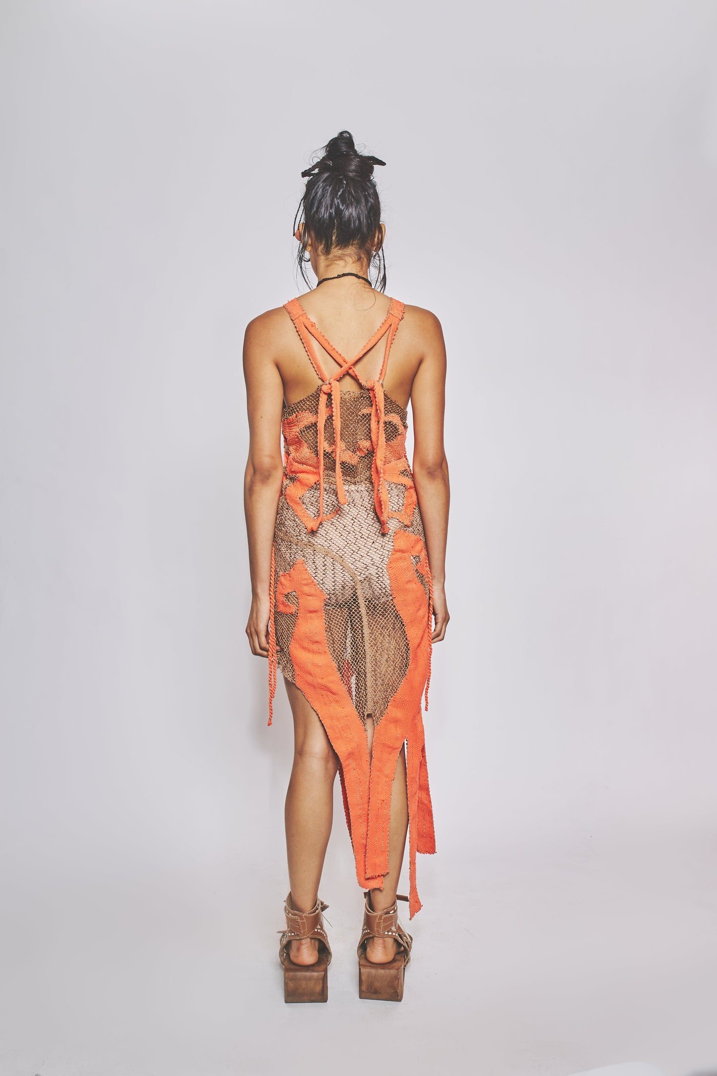 Sereia Dress Coral-VEREDAS-APOC STORE