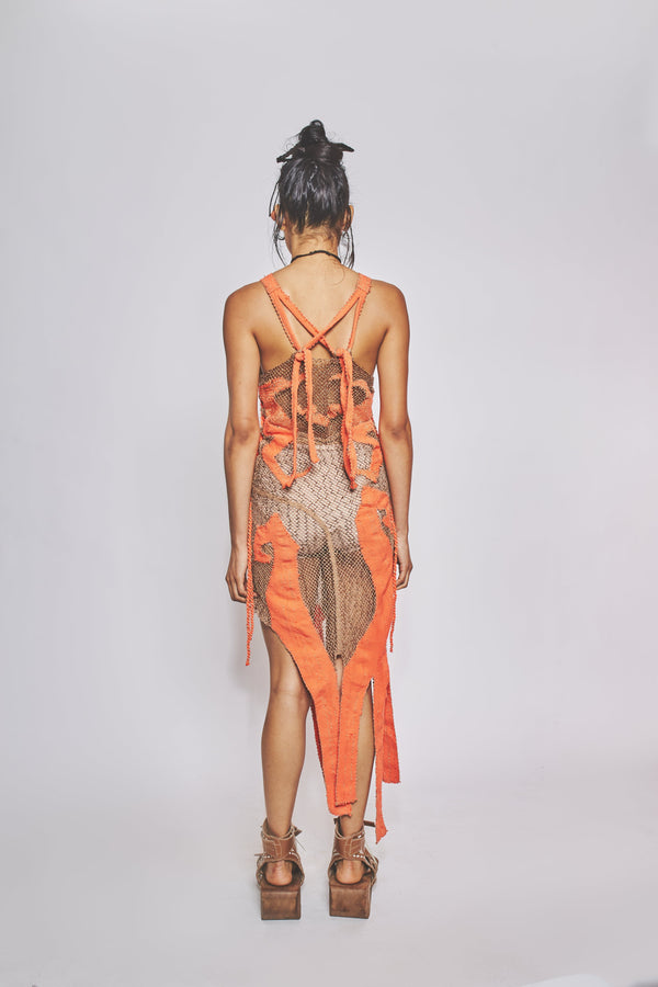 Sereia Dress Coral-VEREDAS-APOC STORE