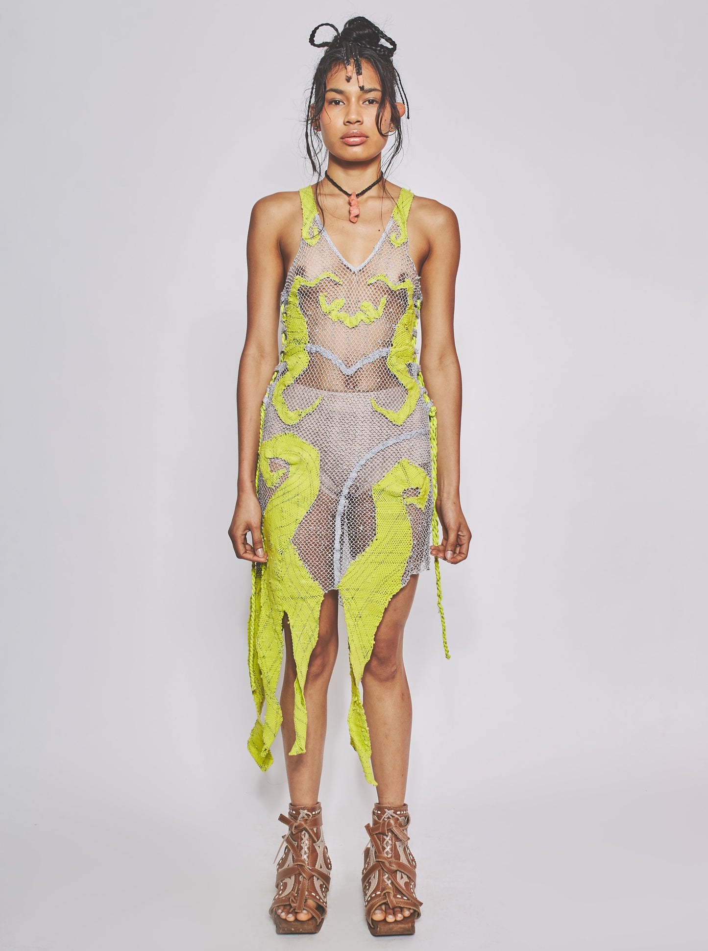 Sereia Dress Lime-VEREDAS-APOC STORE
