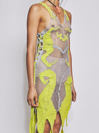 Sereia Dress Lime-VEREDAS-APOC STORE