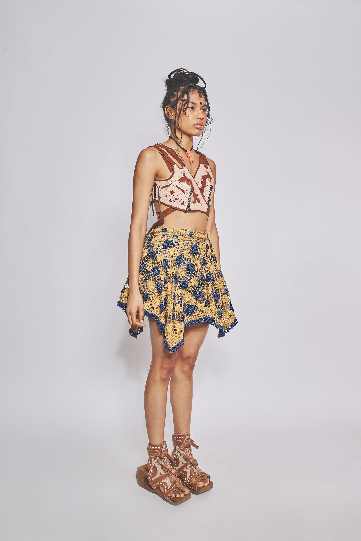 Pixie Skirt - Honey Royal Blue-VEREDAS-APOC STORE