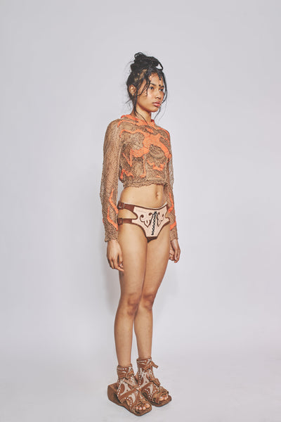 Racer Top Coral-VEREDAS-APOC STORE