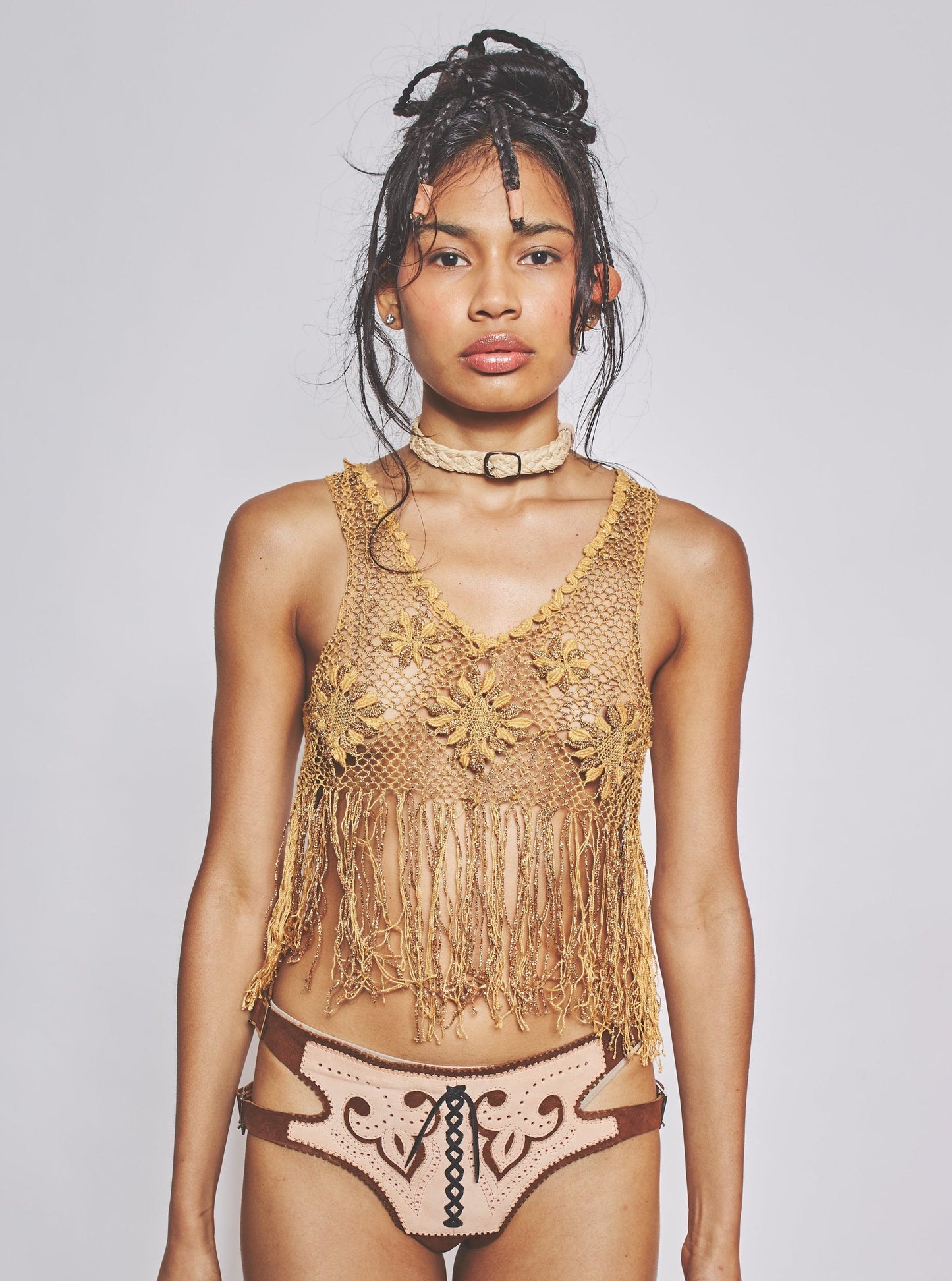 Fringe Tank Honey-VEREDAS-APOC STORE