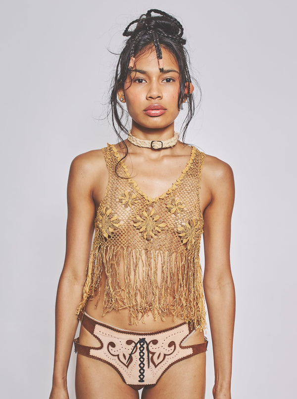 Fringe Tank Honey-VEREDAS-APOC STORE